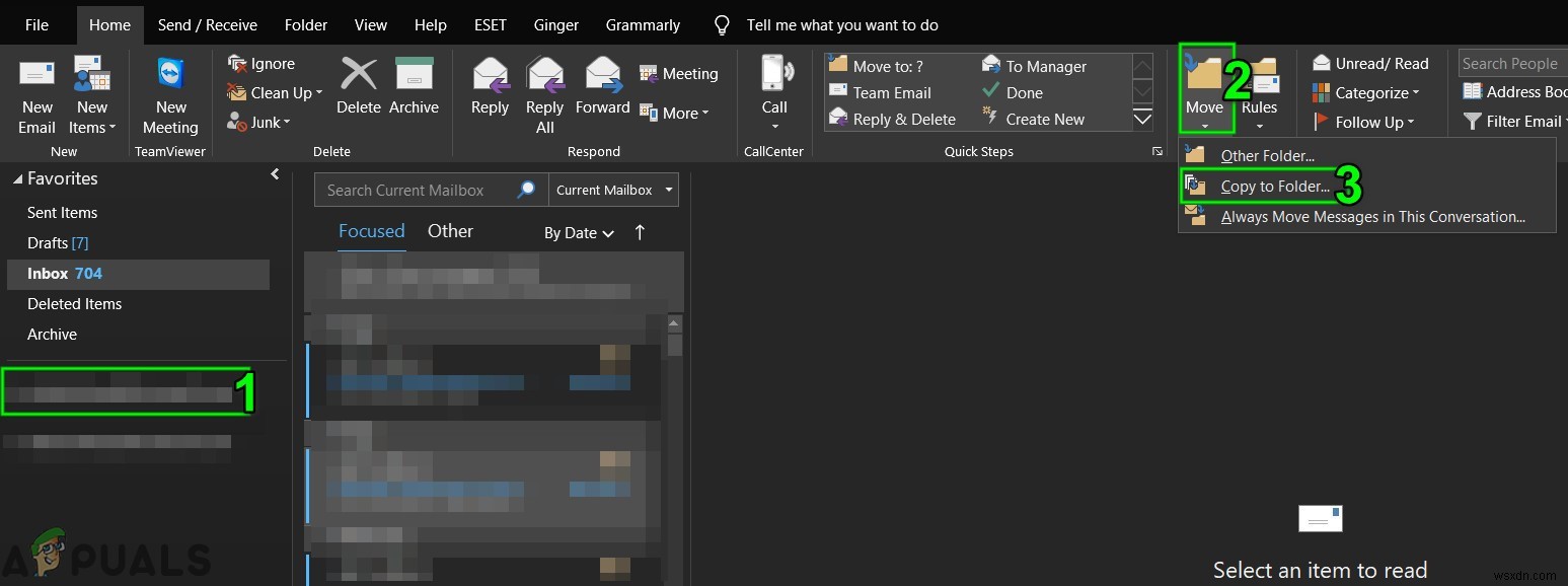 แก้ไข:ข้อผิดพลาด Outlook 0x8004060c 