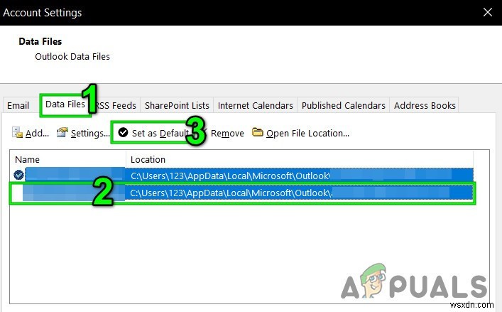 แก้ไข:ข้อผิดพลาด Outlook 0x8004060c 