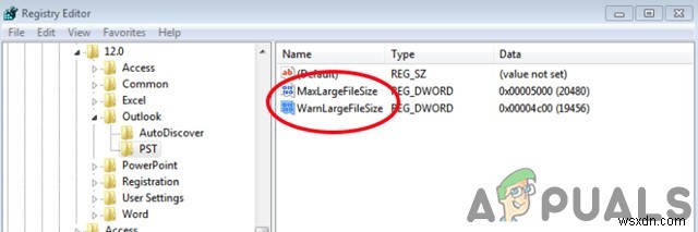 แก้ไข:ข้อผิดพลาด Outlook 0x8004060c 