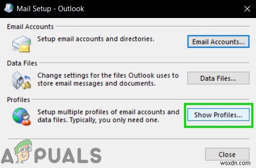 ไม่สามารถแสดงรายการที่อยู่ใน Outlook (แก้ไข) 