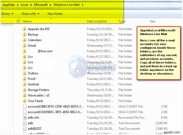 การแก้ไข:กู้คืนโฟลเดอร์ที่สูญหายหรือสูญหายใน Windows Live Mail 