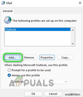 วิธีแก้ไข “(0x8004010F):ไม่สามารถเข้าถึงไฟล์ข้อมูล Outlook” บน Windows 