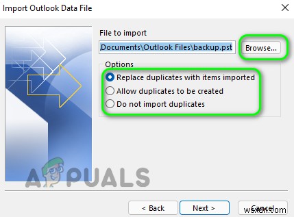 วิธีแก้ไข “(0x8004010F):ไม่สามารถเข้าถึงไฟล์ข้อมูล Outlook” บน Windows 