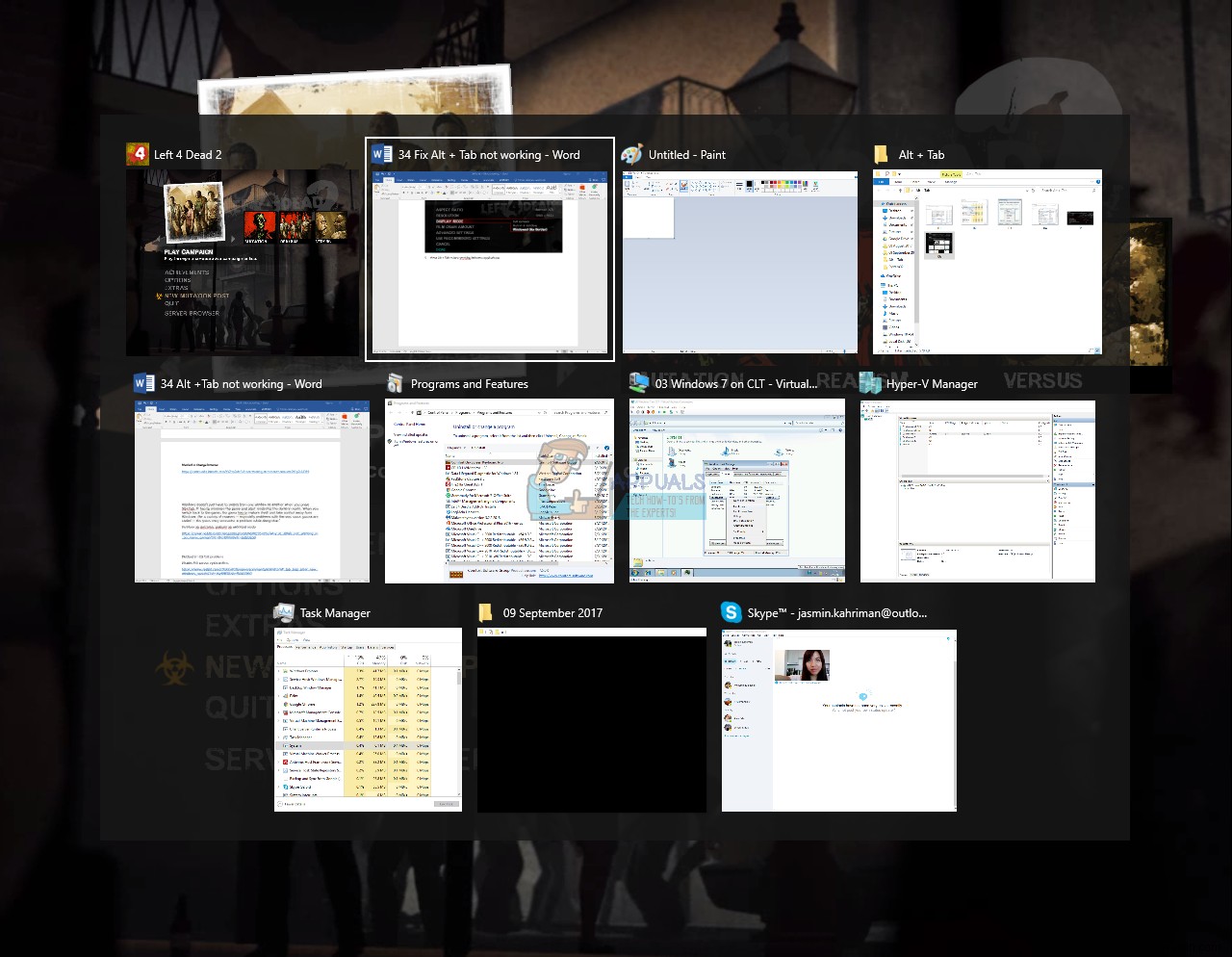 फिक्स:ऑल्ट टैब विंडोज 7,8 या 10 . पर काम नहीं कर रहा है 