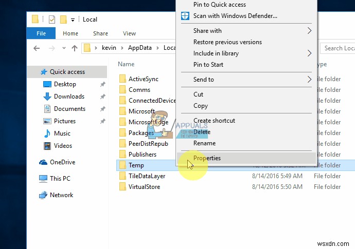 วิธีแก้ไข “ไม่สามารถเรียกใช้ไฟล์ในไดเรกทอรีชั่วคราว” เกิดข้อผิดพลาดใน Windows 7, 8 และ 10