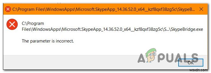วิธีแก้ไขข้อผิดพลาด SkypeBridge.exe บน Windows 10 
