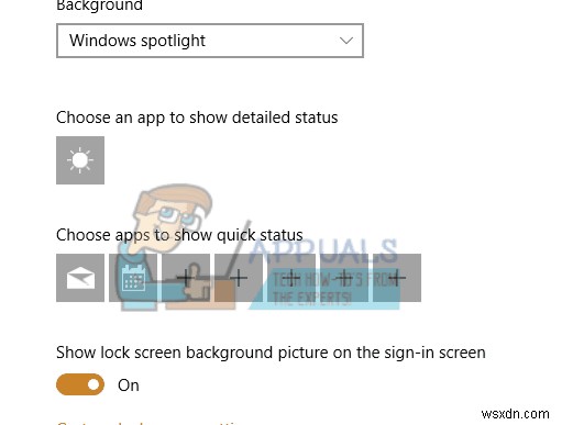 विंडोज स्पॉटलाइट लॉक स्क्रीन पिक्चर को कैसे ठीक करें विंडोज 10 पर नहीं बदलेगा? 