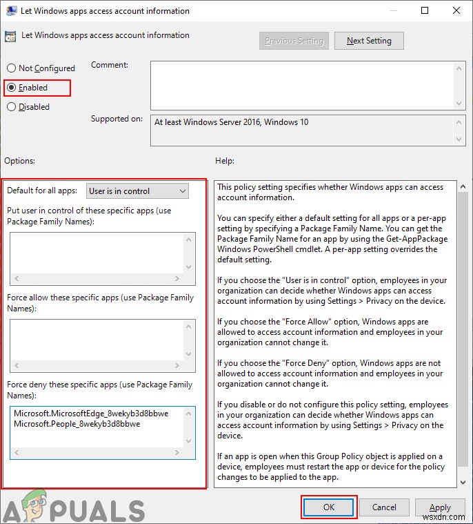 विंडोज़ 10 पर ऐप्स को खाता जानकारी प्राप्त करने से कैसे रोकें? 