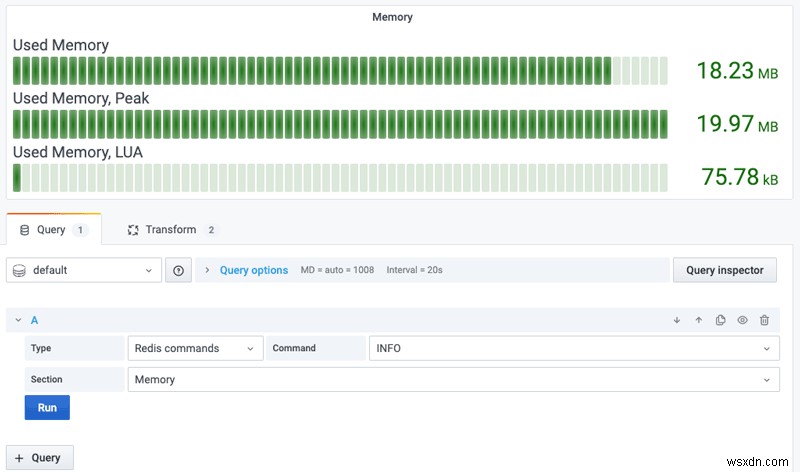 प्रस्तुत है ग्राफाना के लिए रेडिस डेटा स्रोत प्लग-इन 