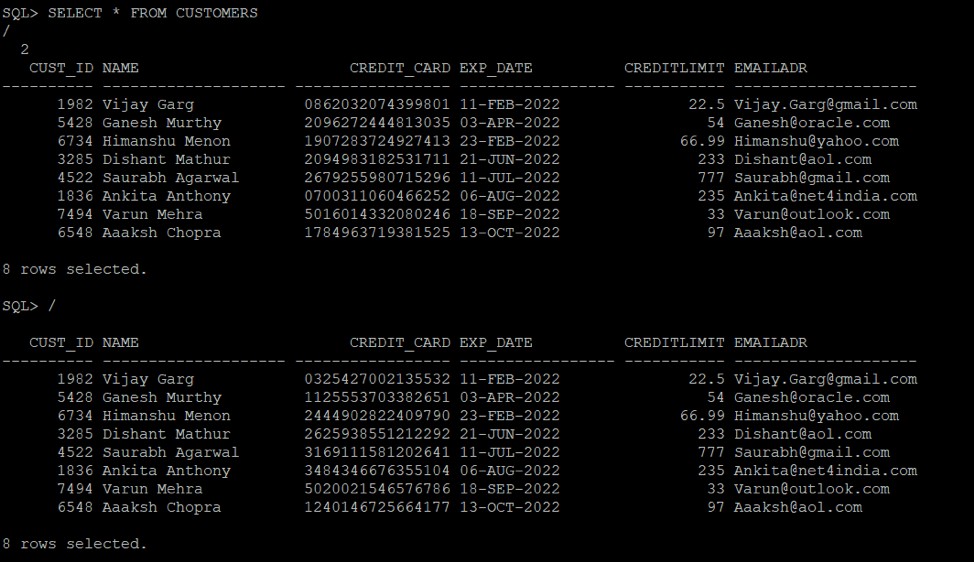 รักษาความปลอดภัยข้อมูลที่ละเอียดอ่อนใน Oracle 
