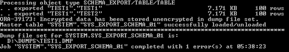 รักษาความปลอดภัยฐานข้อมูล Oracle โดยใช้การเข้ารหัสข้อมูลแบบโปร่งใส 