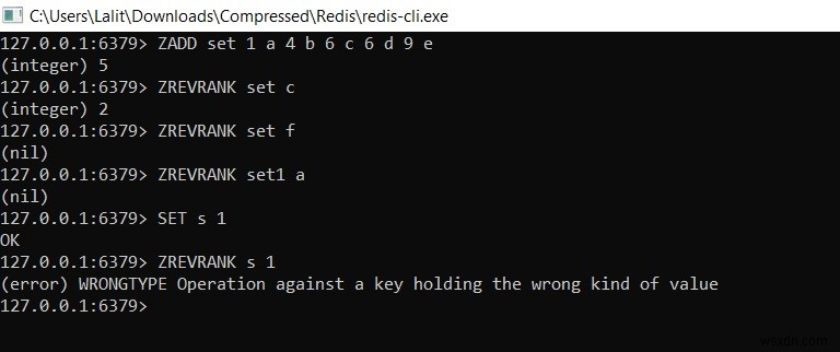วิธีรับอันดับขององค์ประกอบของชุดที่จัดเรียง – Redis ZRANK | ZREVRANK 
