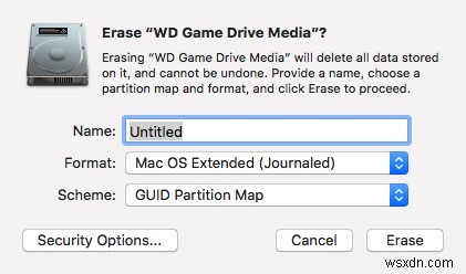 แก้ไขดิสก์ที่คุณแนบไม่สามารถอ่านได้โดยคอมพิวเตอร์เครื่องนี้ใน Mac
