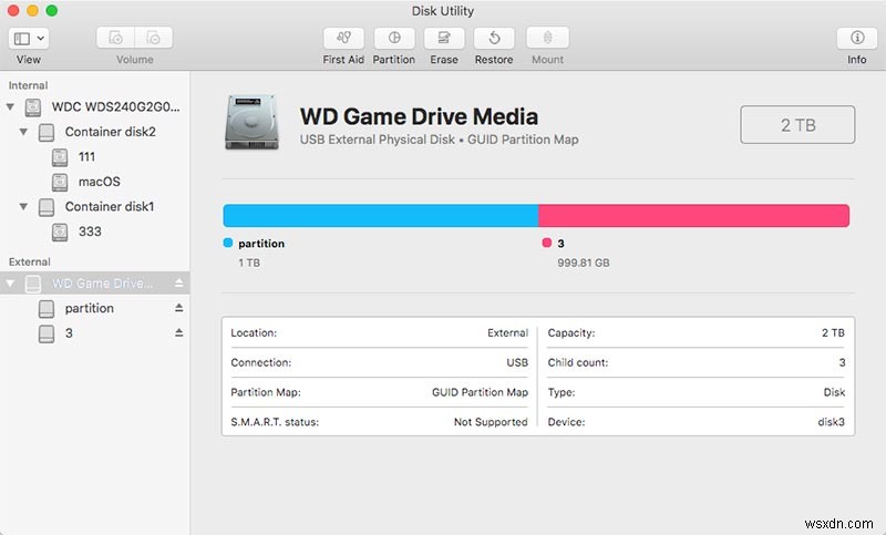 แก้ไขดิสก์ที่คุณแนบไม่สามารถอ่านได้โดยคอมพิวเตอร์เครื่องนี้ใน Mac