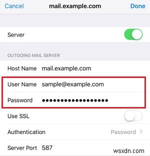 iPhone, iPad या Mac पर telus.net या telusplanet.net ईमेल खाते से ईमेल भेजने में असमर्थ