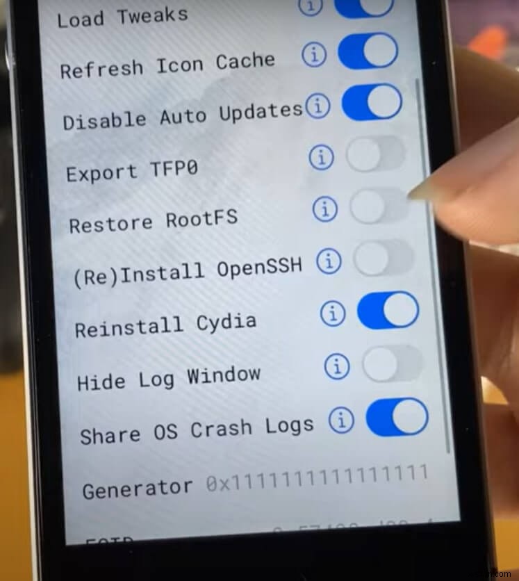 วิธีการเจลเบรค iOS 15