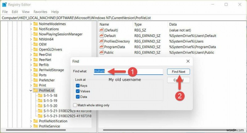 วิธีเปลี่ยนชื่อโฟลเดอร์โปรไฟล์ผู้ใช้ใน Windows 11 