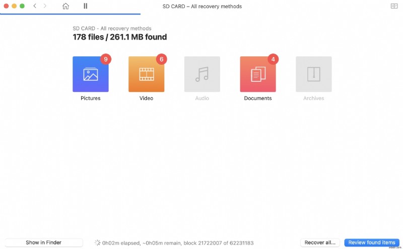 วิธีการกู้คืนข้อมูลจากการ์ด CompactFlash บน Mac 