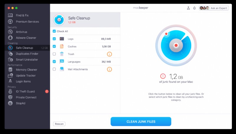 วิธีตรวจสอบพื้นที่เก็บข้อมูลบน Mac