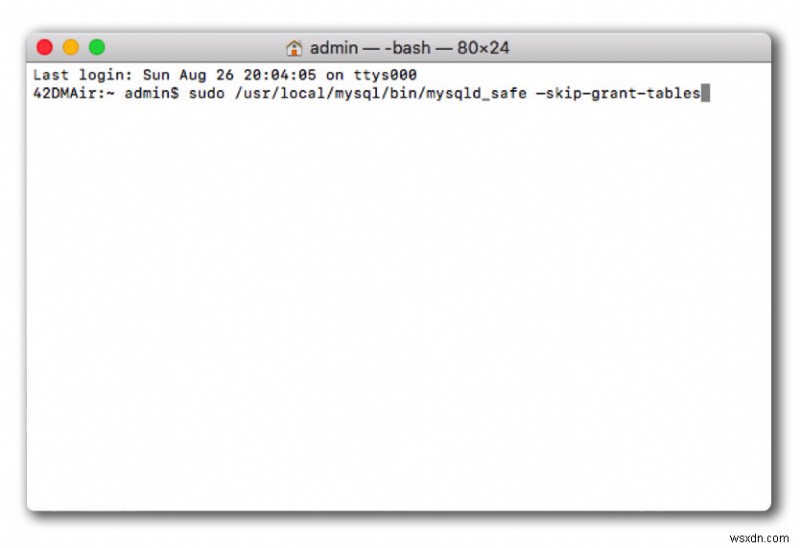 การรีเซ็ตรหัสผ่านรูท MySQL บน Mac ของคุณ | บล็อก MacUpdate