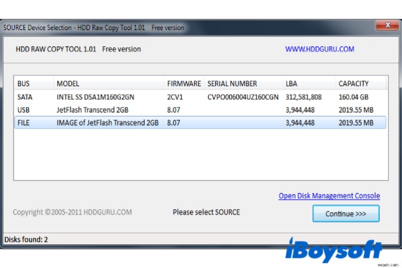 วิธีการใช้ HDD Raw Copy Tool? (รวมทางเลือกฟรี)