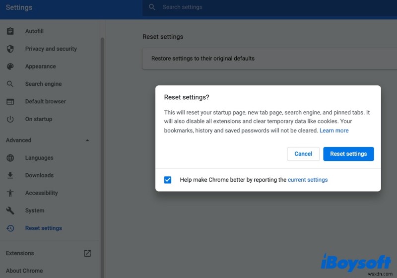 วิธีลบการค้นหา Marquis จาก Mac