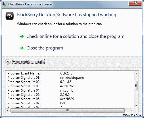 วิธีการแก้ไขข้อผิดพลาด clr20r3