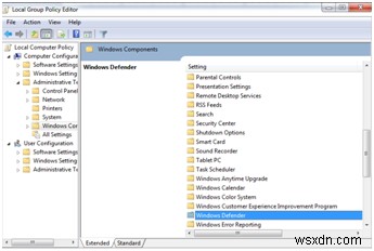 Khắc phục tính năng bảo vệ chống vi-rút và mối đe dọa không hoạt động trong windows 10