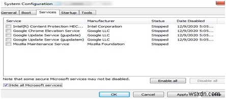 Khắc phục tính năng bảo vệ chống vi-rút và mối đe dọa không hoạt động trong windows 10