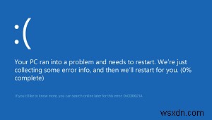 วิธีการแก้ไข 0xc000021a Stop Code บน Windows 10