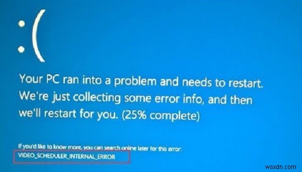 วิธีการแก้ไขข้อผิดพลาดภายในตัวกำหนดเวลาวิดีโอ