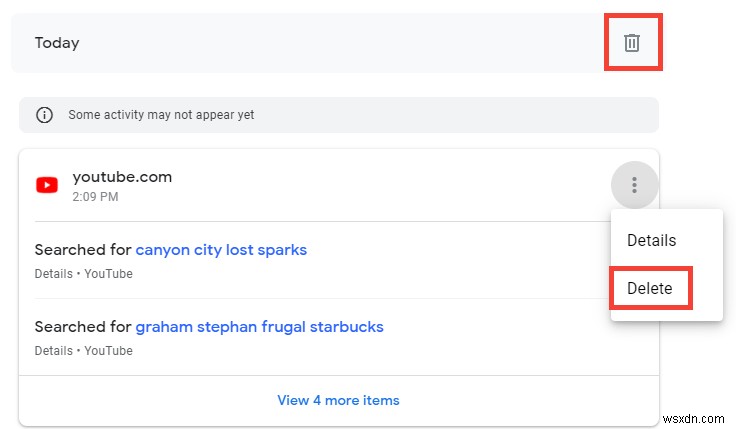 วิธีการลบข้อมูลบัญชี Google ของคุณ