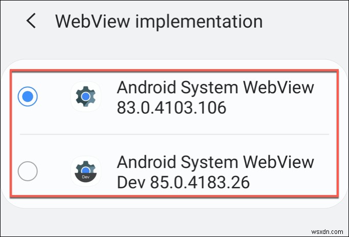 Android System WebView คืออะไร