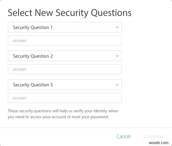 การตรวจสอบสิทธิ์สองปัจจัยของ Apple ID