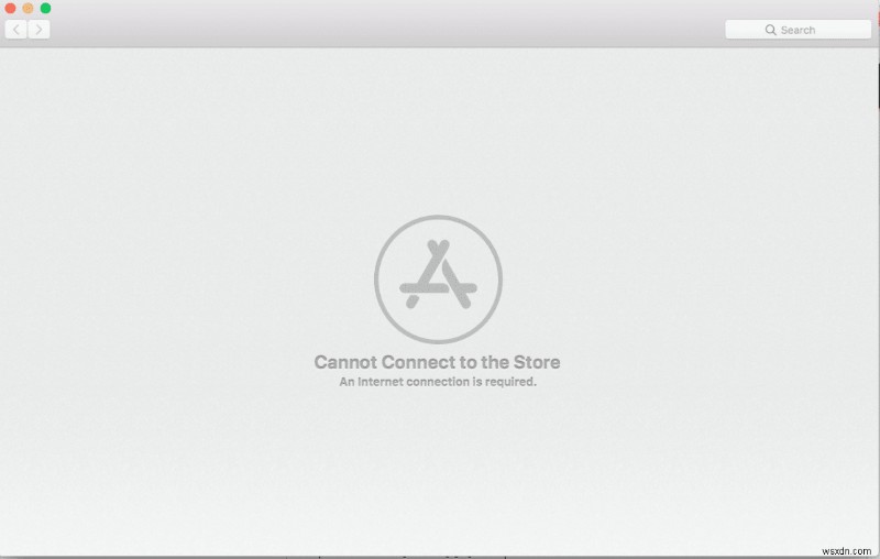 แก้ไข Mac ไม่สามารถเชื่อมต่อกับ App Store
