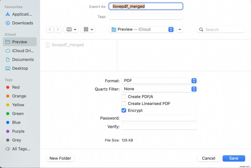 วิธีใส่รหัสผ่านป้องกันโฟลเดอร์ใน Mac 