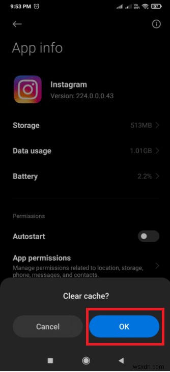 แก้ไขโพสต์ Instagram ค้างในการส่ง