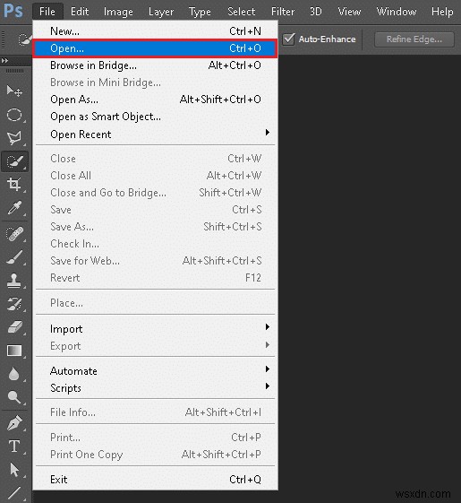 วิธีการแปลง Photoshop เป็น RGB
