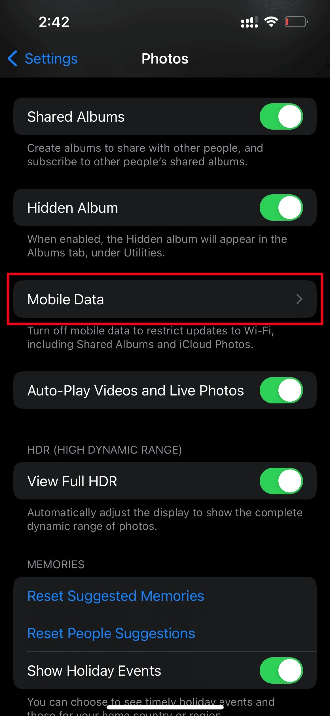 แก้ไขข้อผิดพลาดที่เกิดขึ้นขณะโหลดรูปภาพเวอร์ชันคุณภาพสูงกว่านี้บน iPhone 