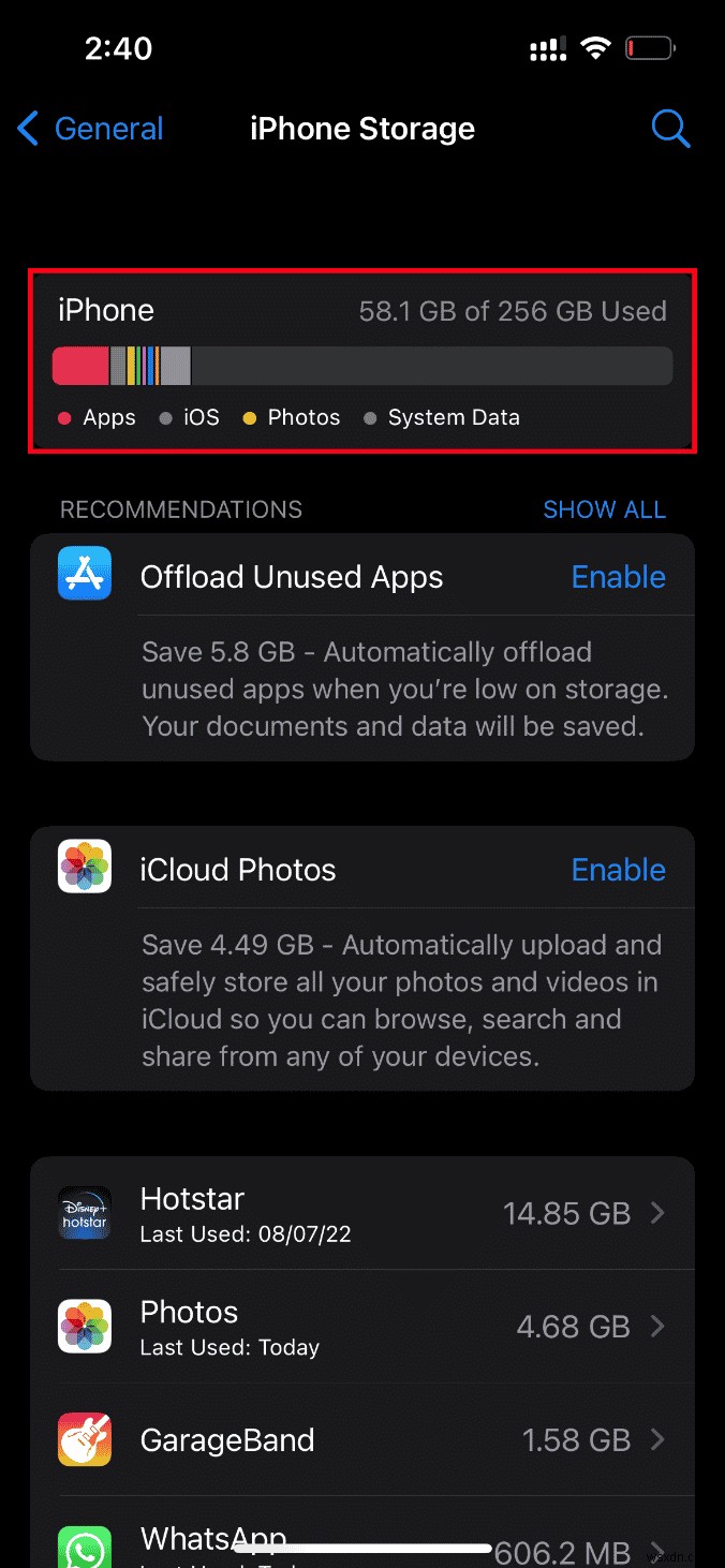 แก้ไขข้อผิดพลาดที่เกิดขึ้นขณะโหลดวิดีโอเวอร์ชันคุณภาพสูงกว่านี้บน iPhone 