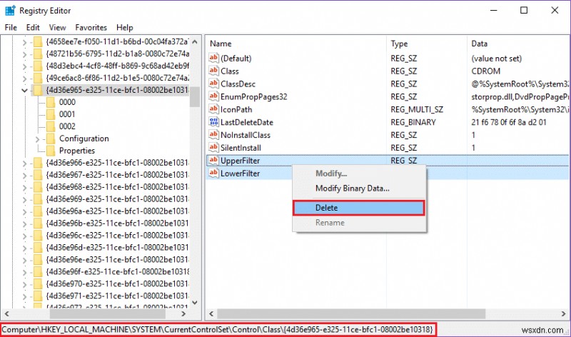 ফিক্স উইন্ডোজ এই হার্ডওয়্যার ডিভাইসটি শুরু করতে পারে না কারণ এর কনফিগারেশন তথ্য অসম্পূর্ণ বা ক্ষতিগ্রস্ত (কোড 19) 