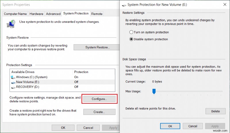 फिक्स सिस्टम रिस्टोर सफलतापूर्वक पूरा नहीं हुआ 
