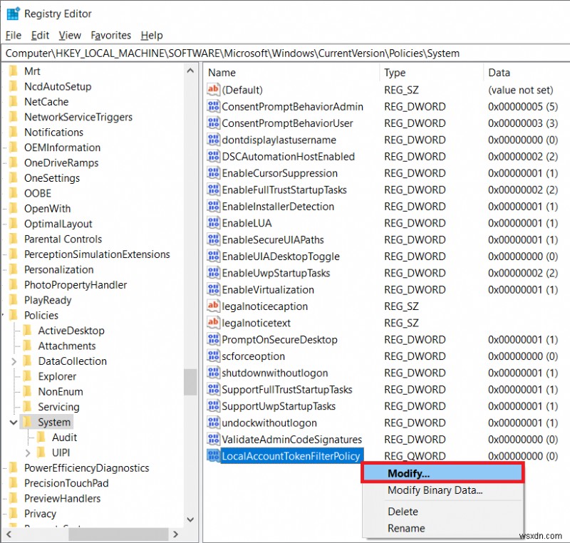 แก้ไขรหัสข้อผิดพลาด 0x80004005:ข้อผิดพลาดที่ไม่ระบุใน Windows 10 