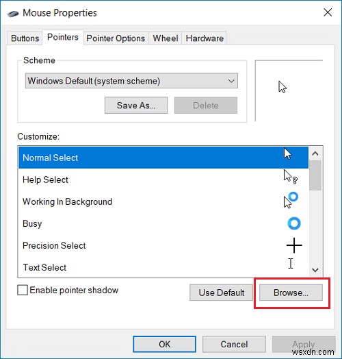 উইন্ডোজ 10 এ মাউস পয়েন্টার কীভাবে পরিবর্তন করবেন 