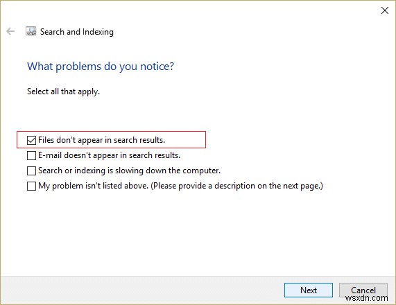 Searchindexer.exe উচ্চ CPU ব্যবহার ঠিক করুন 