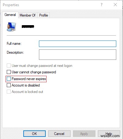 विंडोज 10 में पासवर्ड की समाप्ति को सक्षम या अक्षम करें 