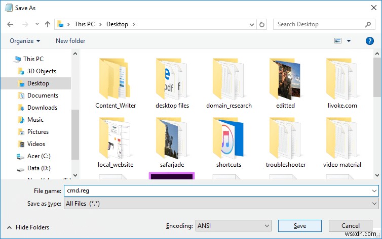เพิ่มหน้าต่างคำสั่งเปิดที่นี่ในฐานะผู้ดูแลระบบใน Windows 10 Context Menu 