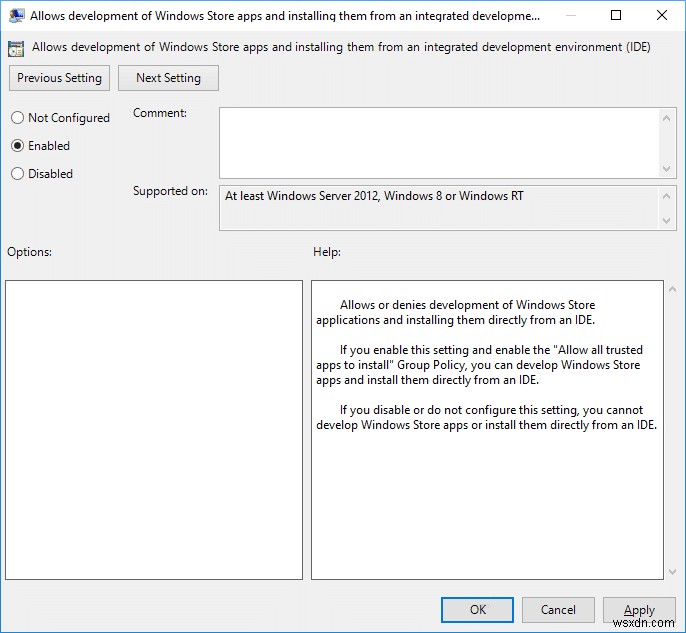 เปิดหรือปิดโหมดนักพัฒนาซอฟต์แวร์ใน Windows 10 