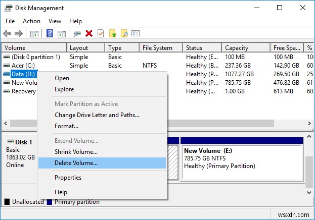 แปลง MBR เป็นดิสก์ GPT โดยไม่สูญเสียข้อมูลใน Windows 10
