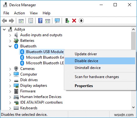 Windows 10 এ ব্লুটুথ বন্ধ করা যাবে না ঠিক করুন 
